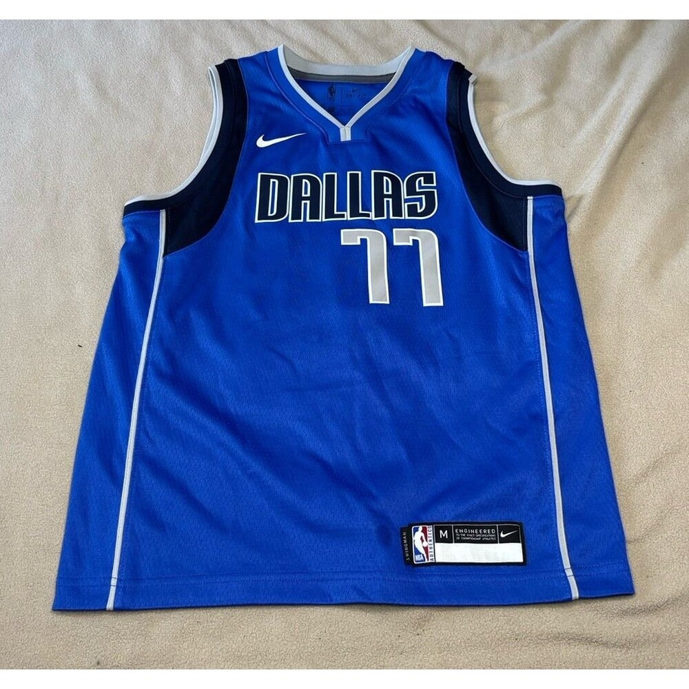 Luka Doncic Dallas Mavericks Edition Swingman #77 Jersey Size Youth M